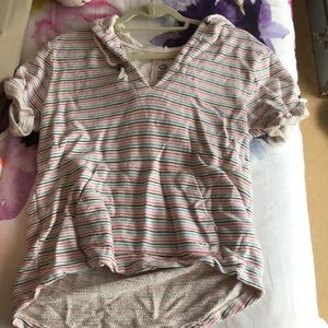 Roxy shirt sleeve hoodie